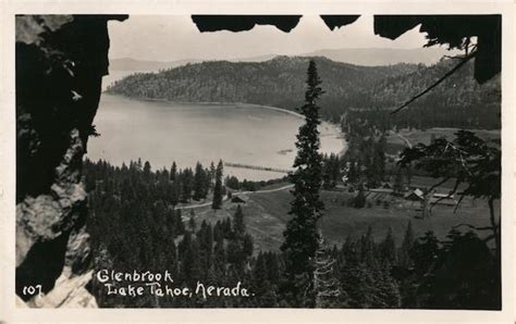 Glenbrook Lake Tahoe Nevada Postcard