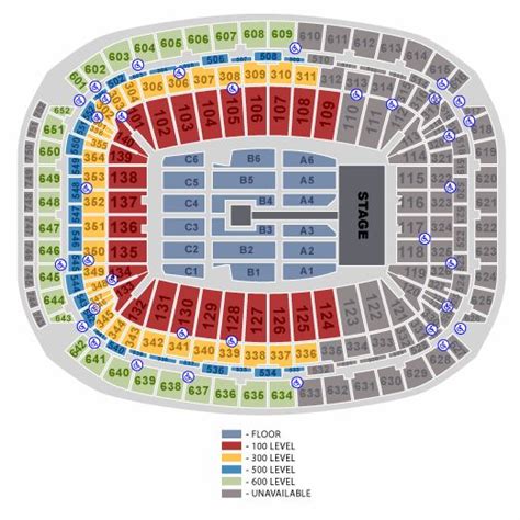 st.louis one direction map | Stadium Seating Chart, Reliant Stadium
