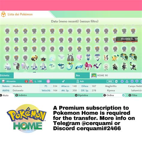 All Alcremie Pokémon Home Complete Collection All The 63 Forms Shiny