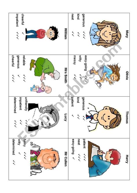 Comparisons Personality Traits Esl Worksheet By Stima