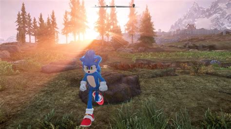 Skyrim Mod Lets Players Sprint Around As Sonic The Hedgehog