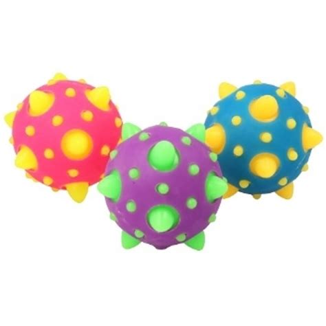 Sensory Tactile Spiky Flashing Meteor Space Ball Per Sempre Toys