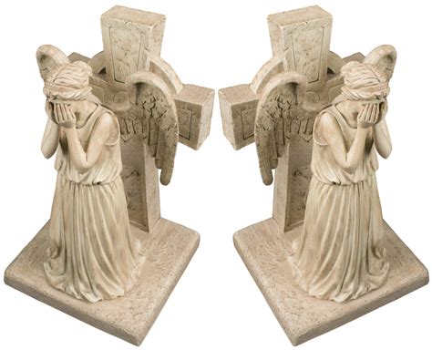 Doctor Who Weeping Angel Bookends Set Of 2 By Ikon Collectables