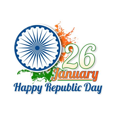 Gantantra Diwas Png Image Happy Republic Day India Greeting Card