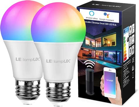 Le Lampux Wifi Smart Bulb E27 Rgb And Warm White 2700k Works With