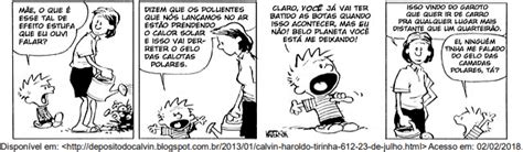 PUC PR 2018 Analise a tirinha número 612 de Calvin e Haroldo publicada