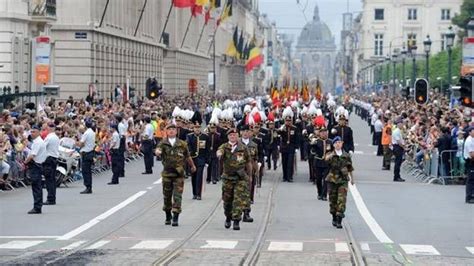 It is one of belgium's ten public holidays and marks the anniversary of the investiture of king leopold i, the country's first monarch, in 1831. Le défilé du 21 juillet sur La Une: " Notre engagement ...