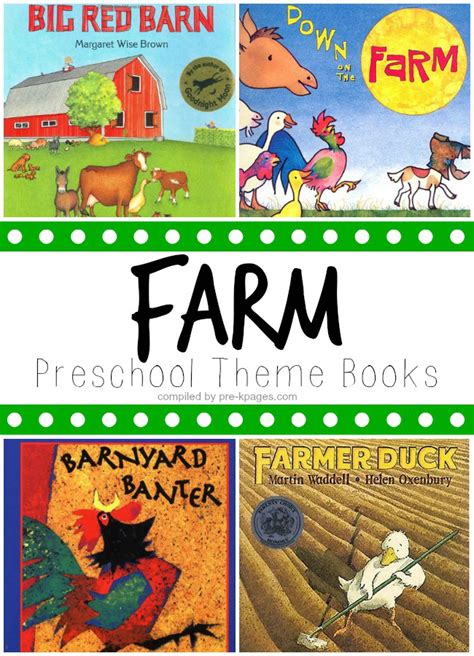 Farm Theme Picture Books For Preschool
