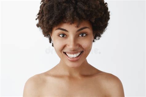 Black Woman Smile Sliglty