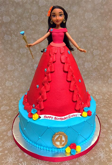 Elena Of Avalor Doll Cake Doll Birthday Cake New Birthday Cake 4th