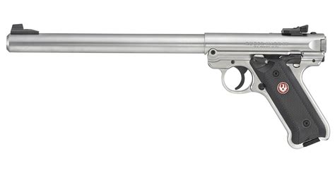 Ruger Mark Iv Target Stainless Lr Rimfire Pistol With Inch Barrel