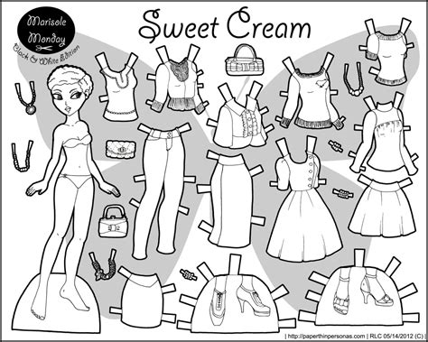 Paper Doll Coloring Pages Sensational Paper Doll Colouring Pages Sheets