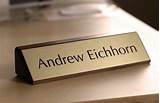 Doctor Name Plates For Desk Pictures