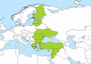 Eastern European Time Zone Map