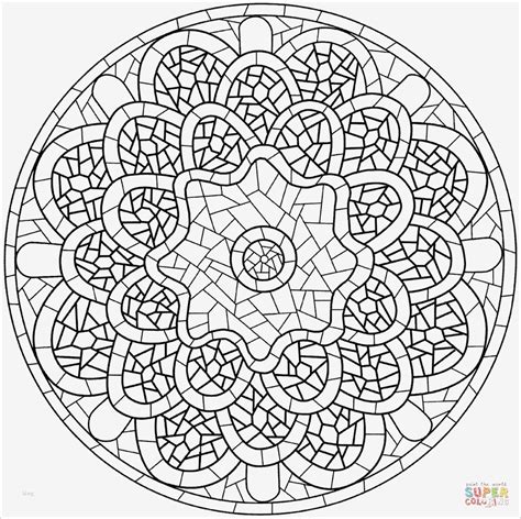 Mosaik Vorlagen Zum Ausdrucken Hübsch Ausmalbild Mandala Mit Mosaik Muster Vorlage Ideen