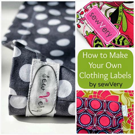 Sewvery How To Make Your Own Clothing Labels