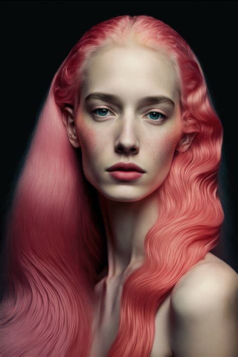 Pink Haired Woman