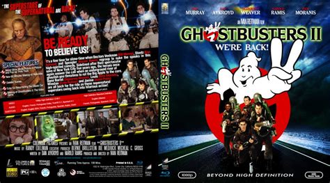 Ghostbusters Ii Movie Blu Ray Custom Covers Ghostbusters 2 Ii