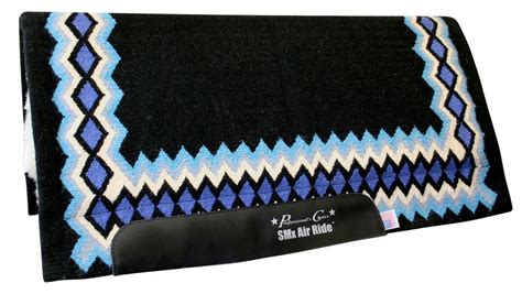 Wrangler Smx Air Ride Shiloh Blackturquoise Western Saddle Pads
