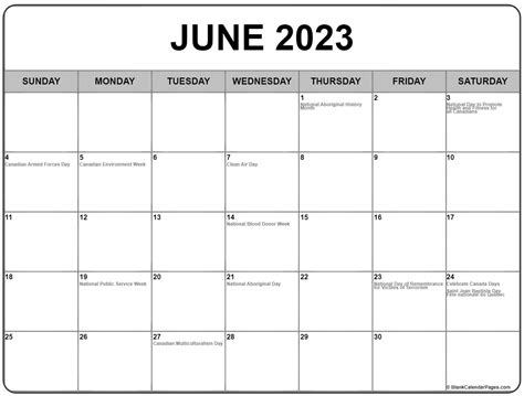 Collection Of June 2020 Calendars With Holidays