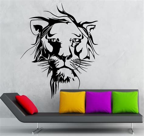 Wall Sticker Vinyl Decal Lion Leo Animal Coolest Decor Your Room