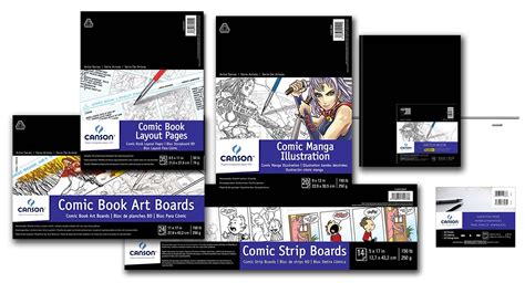 Canson Comic Bookmanga Pads Hardcover Book Art Boards And Animation