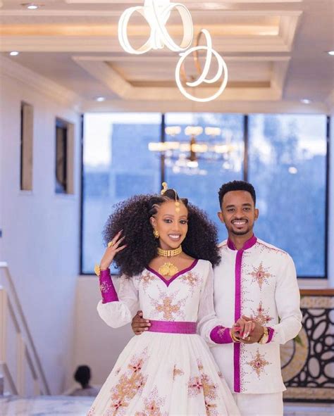 Beautiful Habesha Wedding Outfit Habesha Couples Outfit Etsy In 2023 Couples Outfit