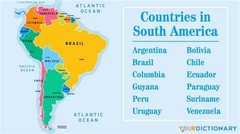 How Many Countries Are In South America A Complete List Yourdictionary