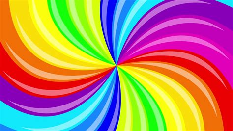 Rotating Rainbow Swirl Seamless Loop 4k Uhd Ultra Hd
