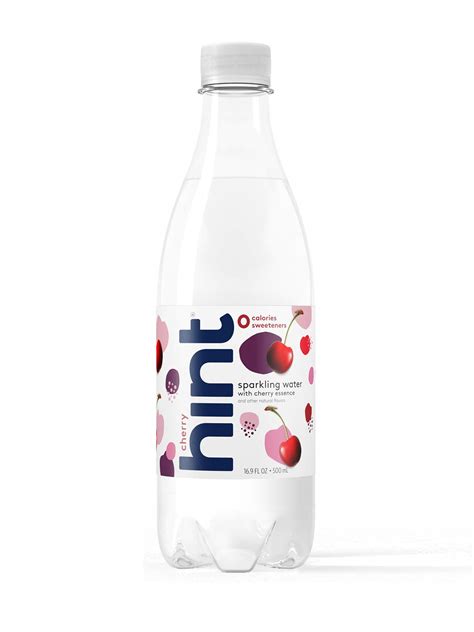 Hint Sparkling Water Cherry Pack Of 12 169 Ounce Bottles