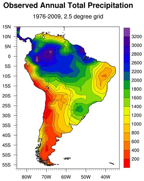 Climate Map Of South America