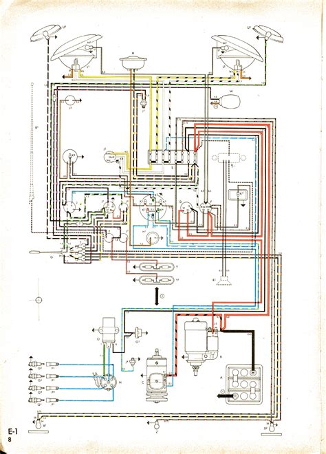 Diagram 1965 Vw Bus Wiring Diagram Picture Mydiagramonline