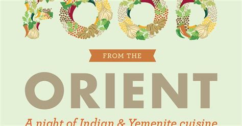 Yasmine Molavis Blog Food From The Orient Poster