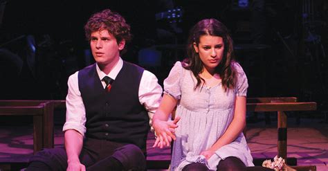 Look Back At Jonathan Groff Lea Michele And More In The Original