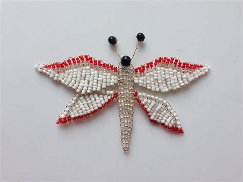 DIY butterfly | How to make beaded butterfly | butterfly tutorial | Butterfly tutorial, Winter ...