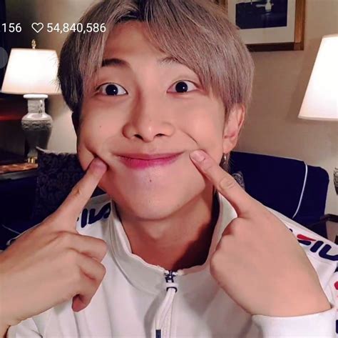 Bts Rm Bursts Out Laughing During A V Live While Explaining That He