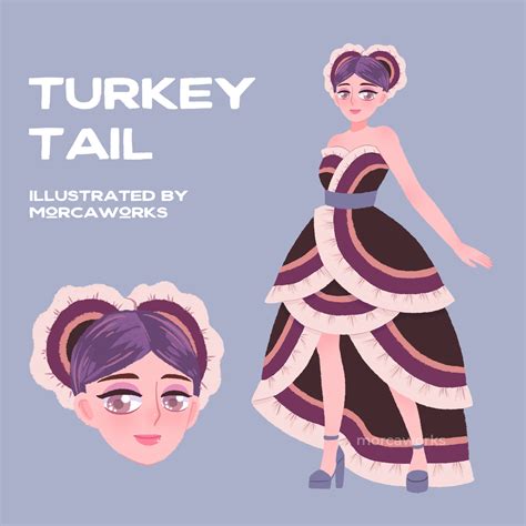Artstation Turkey Tail Character Design