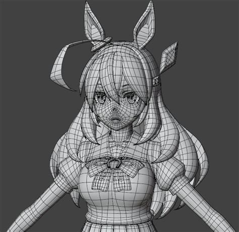 まかろに On Twitter キャラクターデザイン 3d アートワーク 3d キャラクター