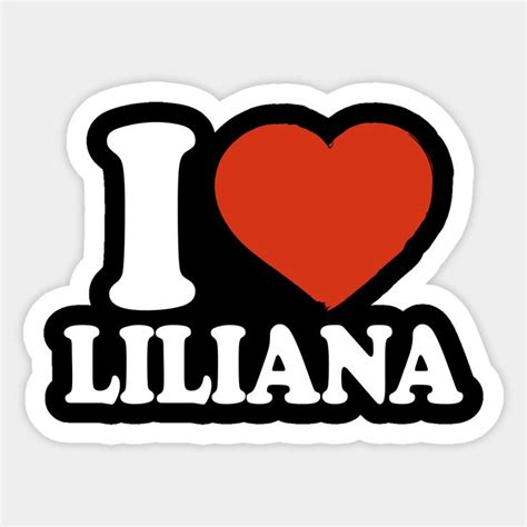 Liliana Sticker Personalized Name T
