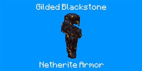Gilded Blackstone Netherite Minecraft Texture Pack