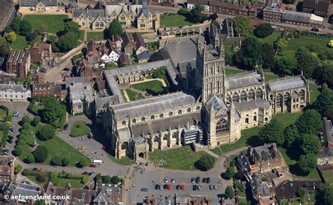 Aeroengland Aerial Photograph Of Gloucester Cathedral Gloucestershire