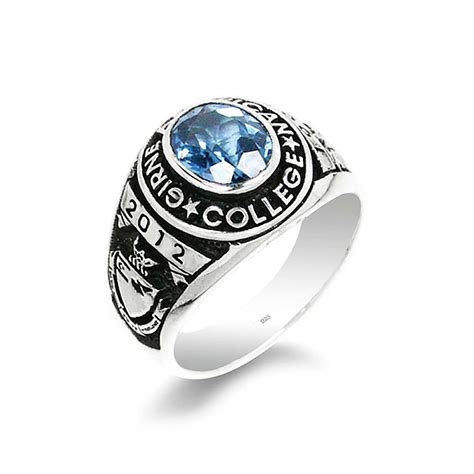 Class Rings For Women College Graduation Rings With Stone Etsy Uk