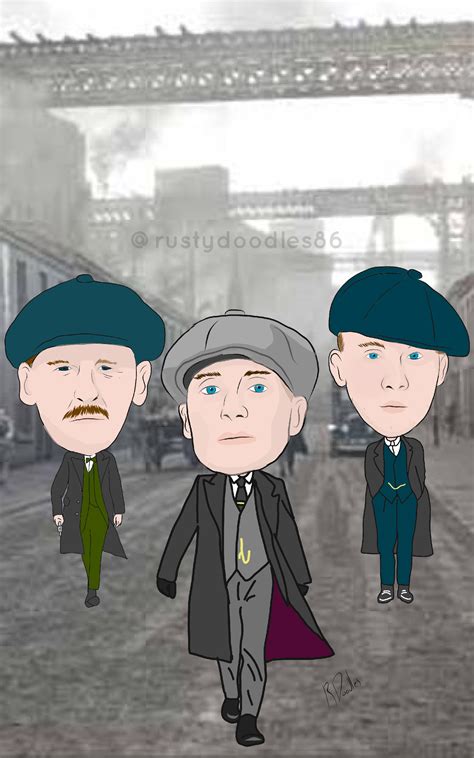 By Order Of The Peaky Blinders This Is My Illustration Of Them I Hope You Like Rpeakyblinders