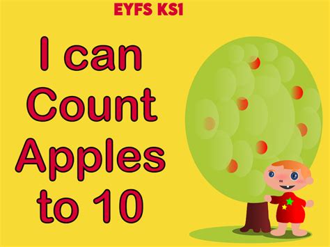 I Can Count Apples To 10 Teaching Resources