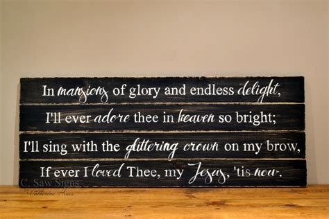 Rustic Sign If Ever I Loved Thee My Jesus Tis Now Rustic Signs