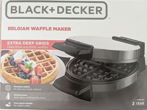 Nonstick Wmb500 Blackdecker Belgian Waffle Maker
