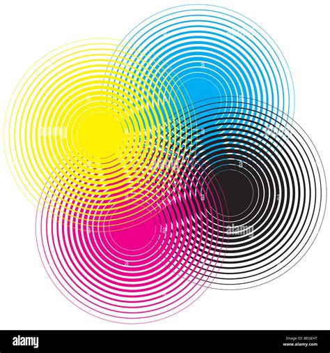 Cmyk Circle Cut Out Stock Images And Pictures Alamy