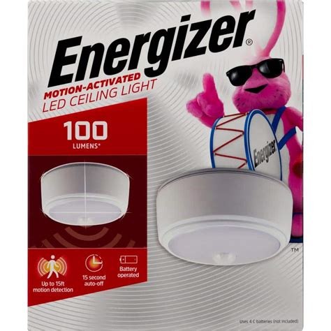 Energizer Battery Operated Motion Activated Led Ceiling Night Light 1