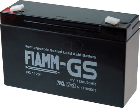 fi fg 6 12 vds rechargeable lead fleece battery 6 v 12 ah vds at reichelt elektronik