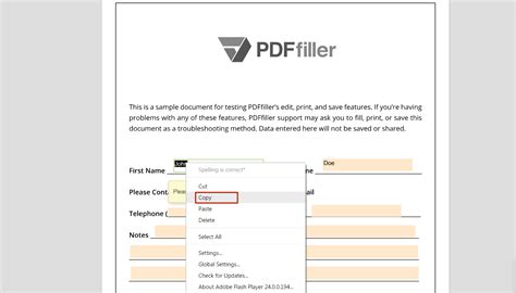 Copy And Paste Text In Pdf Pdffiller